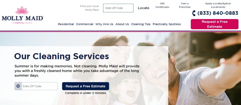 Molly Maid Home Cleaning Services