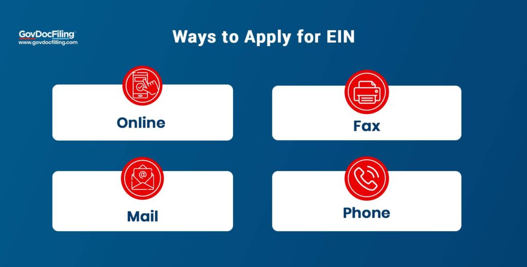 Ways to Apply for EIN